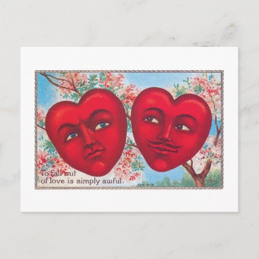 Antiek Valentijn Feestdagenkaart (Voorkant)