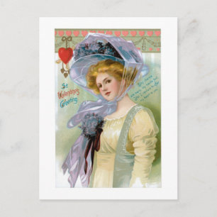 Antiek Valentijn Feestdagenkaart