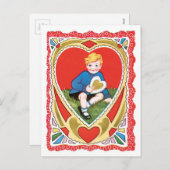 Antiek Valentijn Feestdagenkaart (Voorkant / Achterkant)