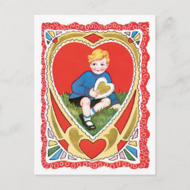 Antiek Valentijn Feestdagenkaart