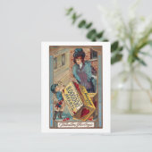 Antiek Valentijn Feestdagenkaart (Staand voorkant)