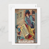 Antiek Valentijn Feestdagenkaart (Voorkant / Achterkant)