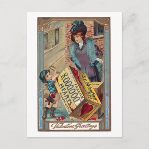 Antiek Valentijn Feestdagenkaart