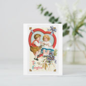 Antiek Valentijn Feestdagenkaart (Staand voorkant)