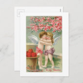 Antiek Valentijn Feestdagenkaart (Voorkant / Achterkant)