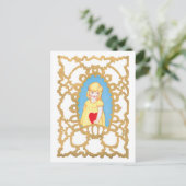 Antiek Valentijn Feestdagenkaart (Staand voorkant)