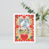 Antiek Valentijn Feestdagenkaart (Staand voorkant)