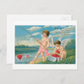 Antiek Valentijn Feestdagenkaart (Voorkant / Achterkant)