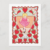 Antiek Valentijn Feestdagenkaart (Voorkant)