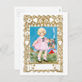 Antiek Valentijn Feestdagenkaart (Voorkant / Achterkant)