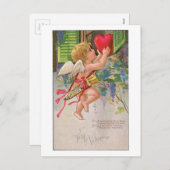 Antiek Valentijn Feestdagenkaart (Voorkant / Achterkant)
