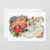 Antiek Valentijn Feestdagenkaart (Voorkant / Achterkant)