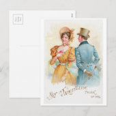 Antiek Valentijn Feestdagenkaart (Voorkant / Achterkant)