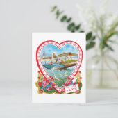 Antiek Valentijn Feestdagenkaart (Staand voorkant)