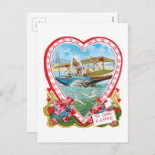 Antiek Valentijn Feestdagenkaart (Voorkant / Achterkant)