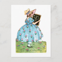 Antiek Valentijn Feestdagenkaart