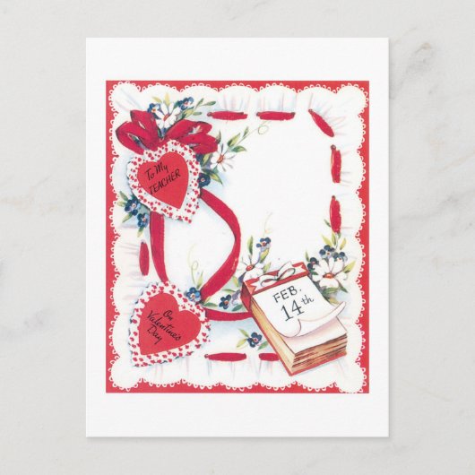 Antiek Valentijn Feestdagenkaart (Voorkant)
