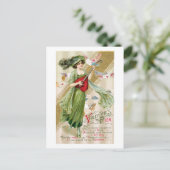 Antiek Valentijn Feestdagenkaart (Staand voorkant)