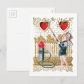 Antiek Valentijn Feestdagenkaart (Voorkant / Achterkant)