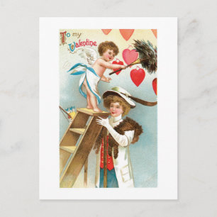 Antiek Valentijn Feestdagenkaart