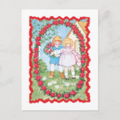 Antiek Valentijn Feestdagenkaart (Voorkant)