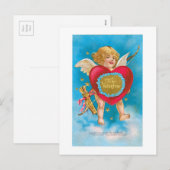 Antiek Valentijn Feestdagenkaart (Voorkant / Achterkant)