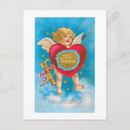 Antiek Valentijn Feestdagenkaart (Voorkant)