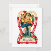 Antiek Valentijn Feestdagenkaart (Voorkant / Achterkant)