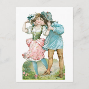 Antiek Valentijn Feestdagenkaart