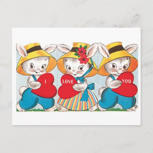 Antiek Valentijn Feestdagenkaart (Voorkant)