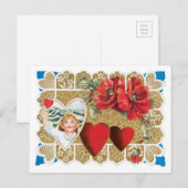 Antiek Valentijn Feestdagenkaart (Voorkant / Achterkant)