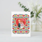 Antiek Valentijn Feestdagenkaart (Staand voorkant)