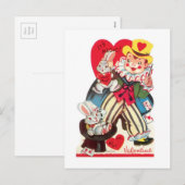 Antiek Valentijn Feestdagenkaart (Voorkant / Achterkant)