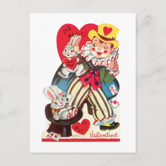 Antiek Valentijn Feestdagenkaart (Voorkant)