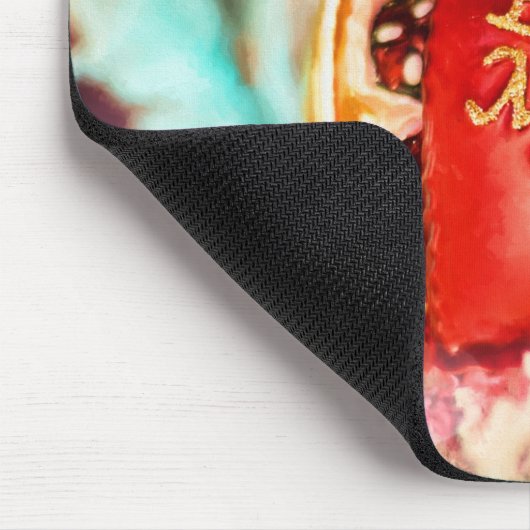 Antiek  Valentijn hart in de rode BE mijn Muismat (Hoek)