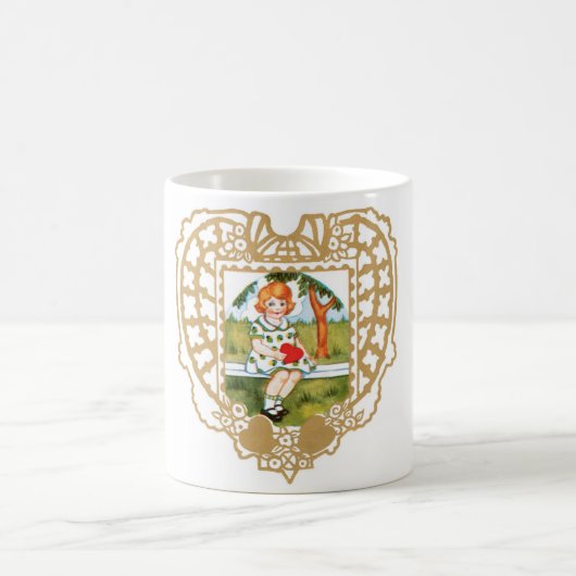 Antiek Valentijn Koffiemok (Center)