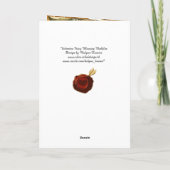 ANTIEK VALENTIJN LACE, CUPID, LOVERS EN BUTTERFLES FEESTDAGEN KAART (Achterkant)