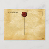 ANTIEK VALENTIJN LACE, CUPID, LOVERS EN BUTTERFLES FEESTDAGENKAART (Achterkant)