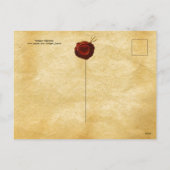 ANTIEK VALENTIJN LACE, CUPID, LOVERS EN BUTTERFLES FEESTDAGENKAART (Achterkant)