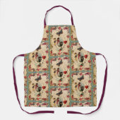 ANTIEK VALENTIJN LACE, CUPID, LOVERS EN BUTTERFLES SCHORT (Voorkant)