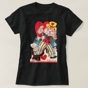 Antiek Valentijn Magicus met konijnen T-shirt