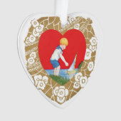 Antiek Valentijn Ornament (voorkant)