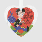 Antiek Valentijn Ornament (voorkant)