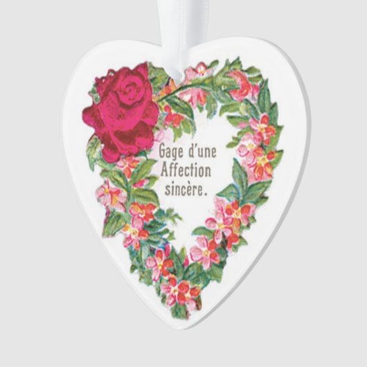 Antiek Valentijn Ornament (voorkant)