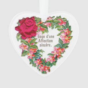 Antiek Valentijn Ornament