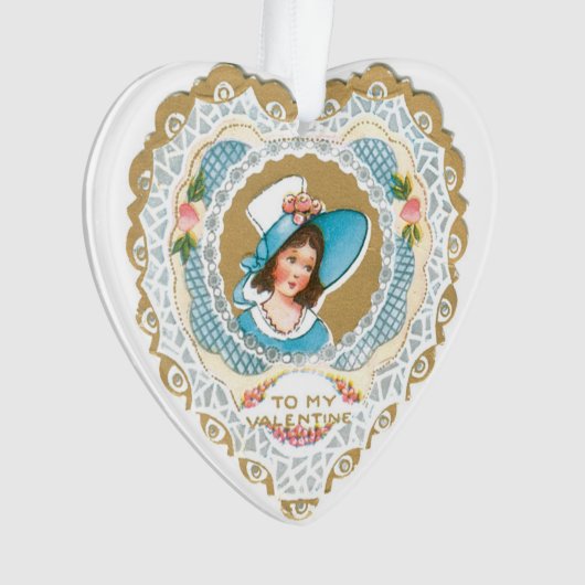 Antiek Valentijn Ornament (voorkant)