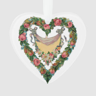 Antiek Valentijn Ornament