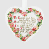 Antiek Valentijn Ornament (voorkant)