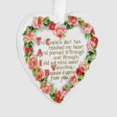 Antiek Valentijn Ornament (voorkant)