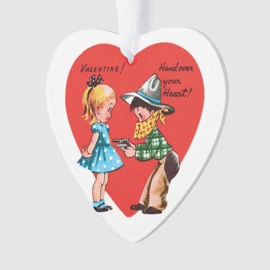 Antiek Valentijn Ornament (voorkant)